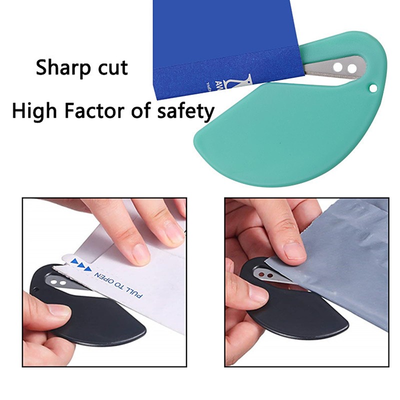 EULAPGOE 7 Packs Letter Openers, Plastic Envelope, Cutter Secure Mail