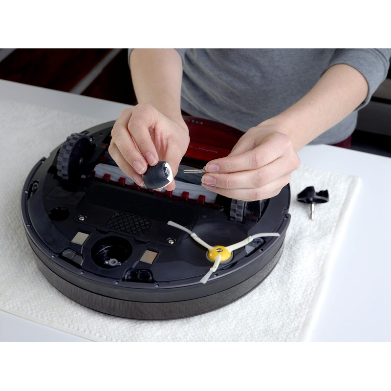 iRobot Roomba e & I 4624869 Plastic Front Wheel, Black