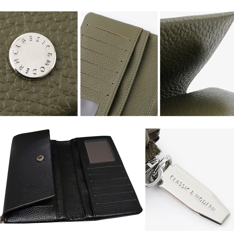Haffukiry Women's Trifold Wallet, 12 Card Slots, Bill Purse, Coin