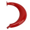 Exhaust Muffler Red Exhaust Silencer Pipe Half Moon Shape 40mm
