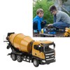 Cement Mixer Truck,1/50 Scale Cement Toy Truck Alloy Construction Cement
