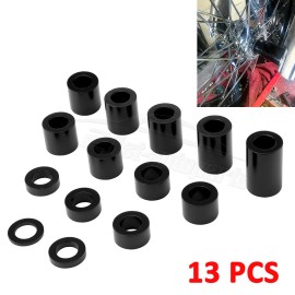 21ST 13 PCS O.D. 1-1/4" Wheel Spacer For 3/4" Axle Fit Harley Bobber/Chopper