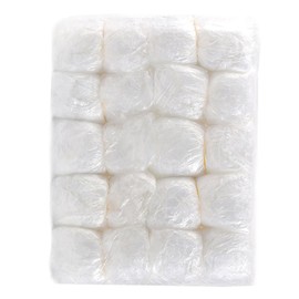 WOONEKY 100pcs Disposable Shower Caps Waterproof Bathing Caps for Women Comfortable Elastic Hair Covers for Spa and Shower Use