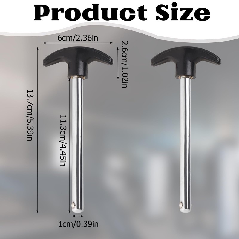 BLMHTWO 2pcs Weight Stack Pin, Weight Loading Pin Gym Pins