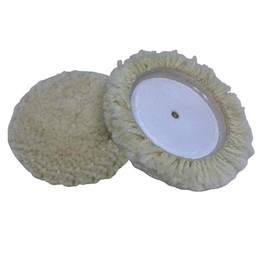 CSI 3” Mini-Wool Cutting Pad (2 Pack) 4-ply Twist | 100% Wool Cutting Pad | Durable and Plush Fibers That Can Withstand Repeated Use and Cleanings