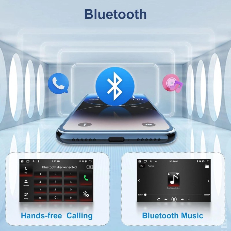 64G CarPlay For 2008-2013 Toyota Highlander Android 13 Car Radio