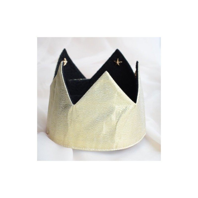 Party City Birthday Birthday Crown Reversible with Patch, Black