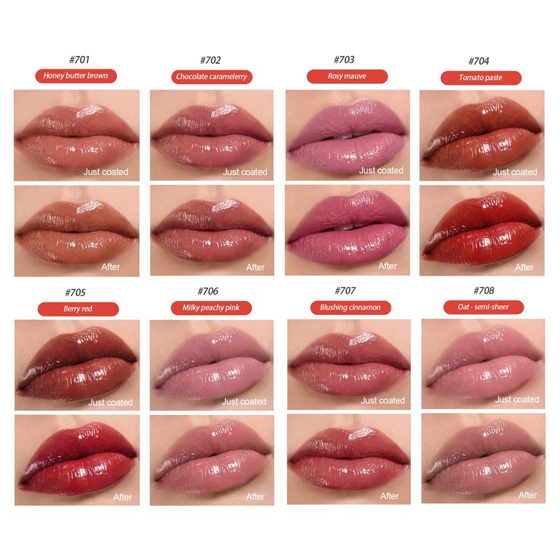 Tinted Lip Balm|Lipstick|Lip Gloss, Waterproof Long Lasting Lipstick for Lip