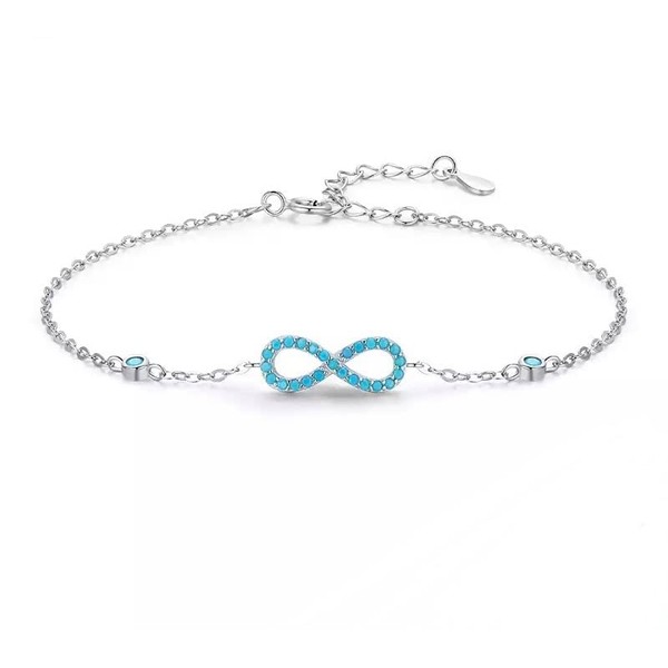 MoonShine Jewellery Infinity bracelet for women - Sterling silver 925