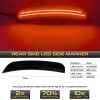Unbranded 4PC Smoked Front&Rear LED Side Marker Light 2Row Lamp