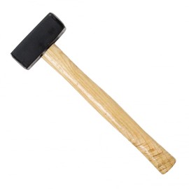 ASR Outdoor 10 inch Stone Carving Hammer Hardened Steel Mallet for Masonry