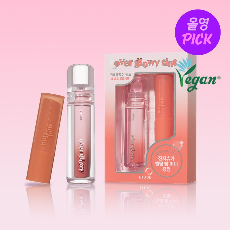 ETUDE Over Glowy Tint 3g - [SET] 09 Fake Red