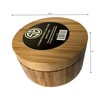 Simply Bamboo Two Compartment Salt, Pepper & Spice Box with