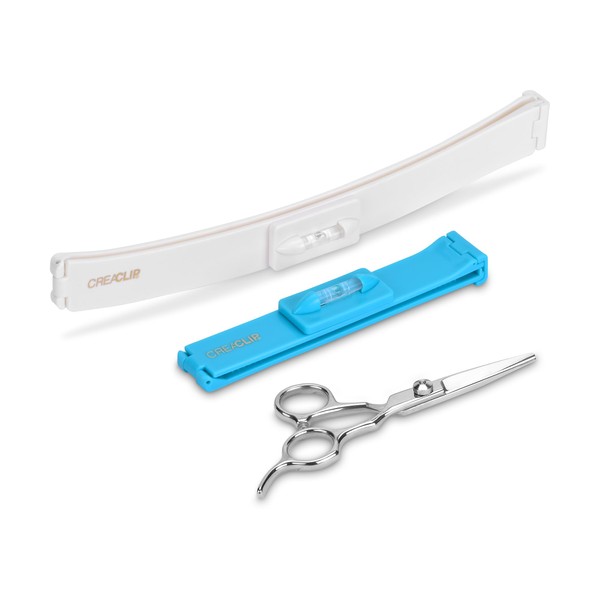 Original CreaClip Set and Scissors Hair Cutting Tool - As