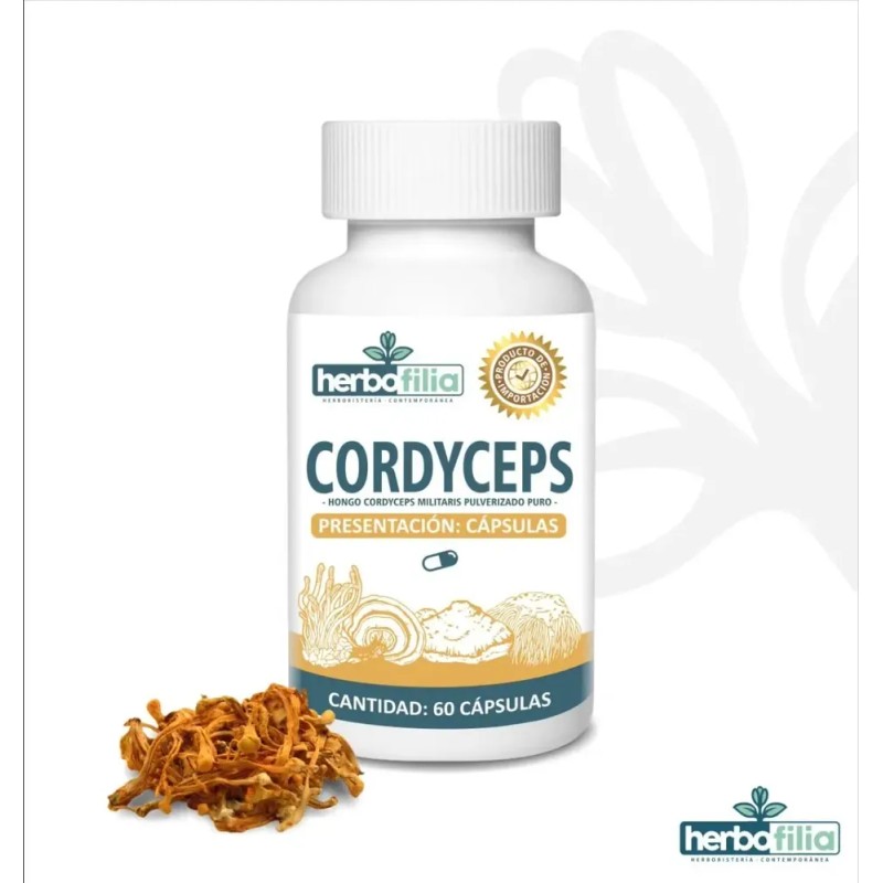 240 Caps Melena De León, Cola De Pavo, Cordyceps Y
