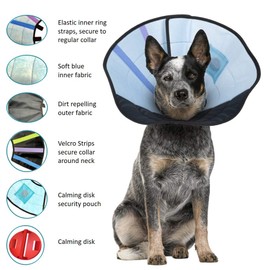 Calm Paws Dog Caring Collar W/Calming Med.