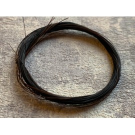 heidifeathers Black Whiskers - Needle Felting Animal Whiskers - Natural Black Long Horse Hair