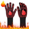 Esshogo BBQ Gloves, BBQ Accessories for Grill, Fireplace, Baking, Kitchen