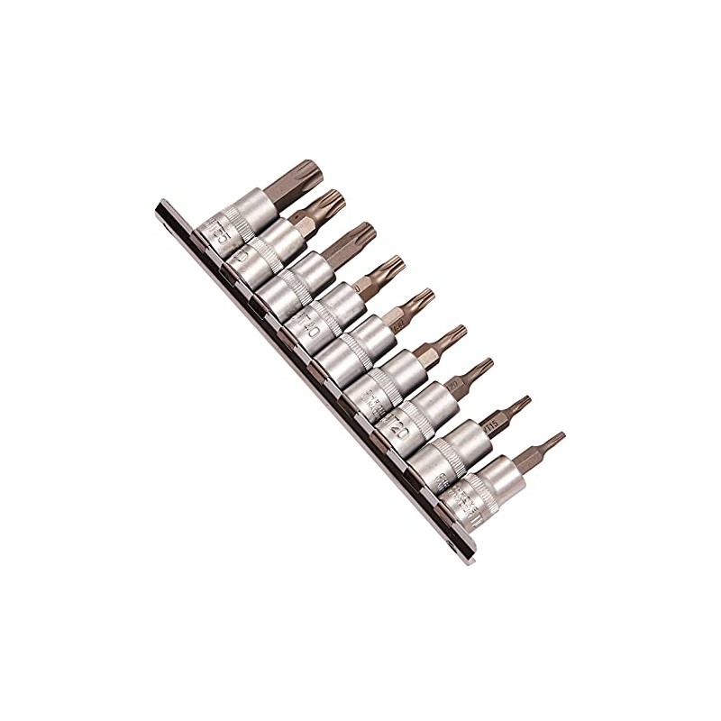 Amtech I8200 10 Piece 9.5mm (3/8") Torx Socket Set