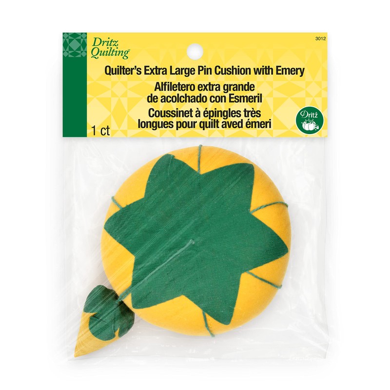 Dritz 3012 Quilting Extra Large Tomato Pin Cushion with Emery