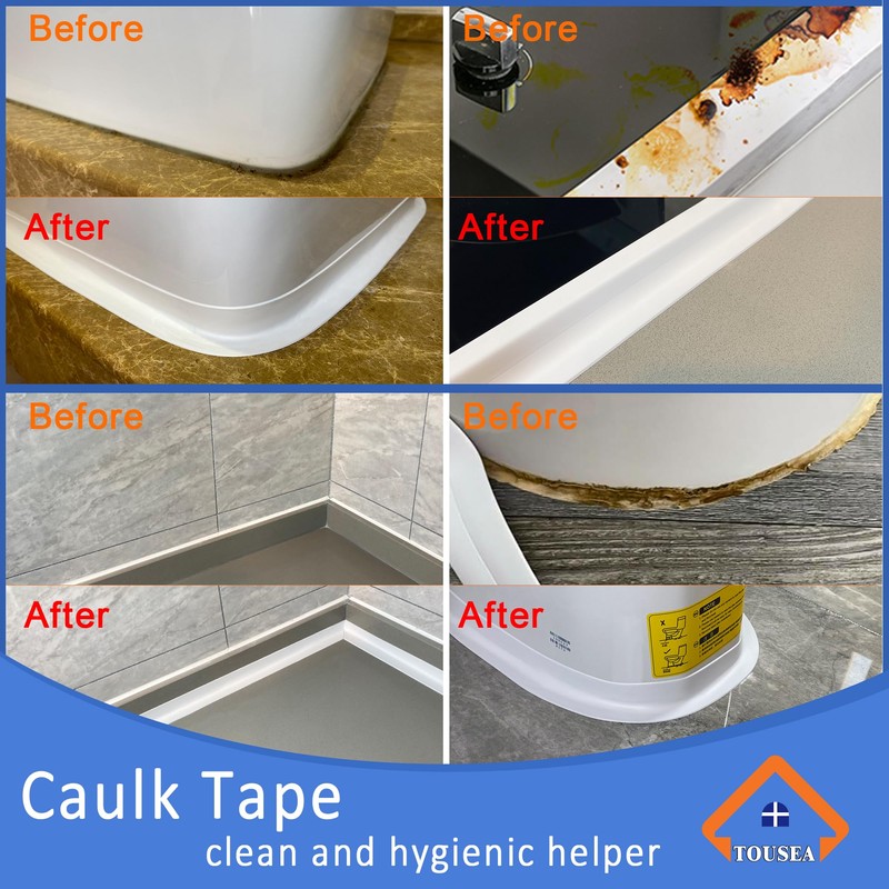 White Caulk Tape Waterproof Self Adhesive - Premium Quality Caulking