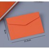 Voarge Pack of 100 Mini Envelopes Colorful Envelopes Blank Envelopes