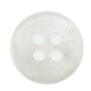 KAMINAGA Shirt Buttons, Pack of 10 (White, 0.4 inch (10