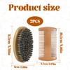 Beard Brush Wild Boar Bristles, Beard Brush and Beard Comb,