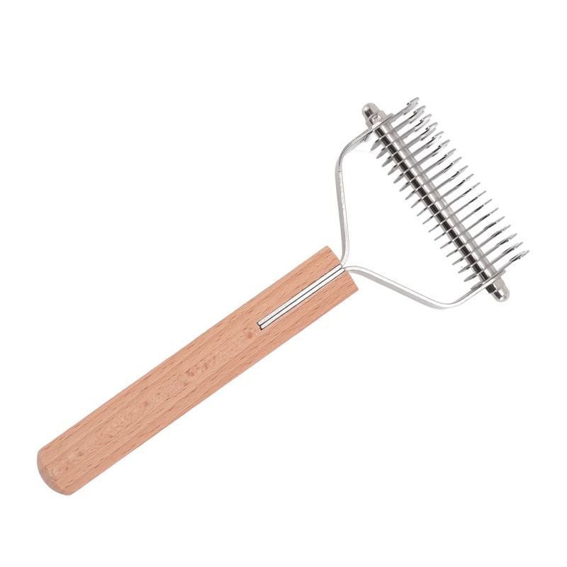 Pet Dematting Comb Double Sided Shedding Brush Stainless Steel Pet