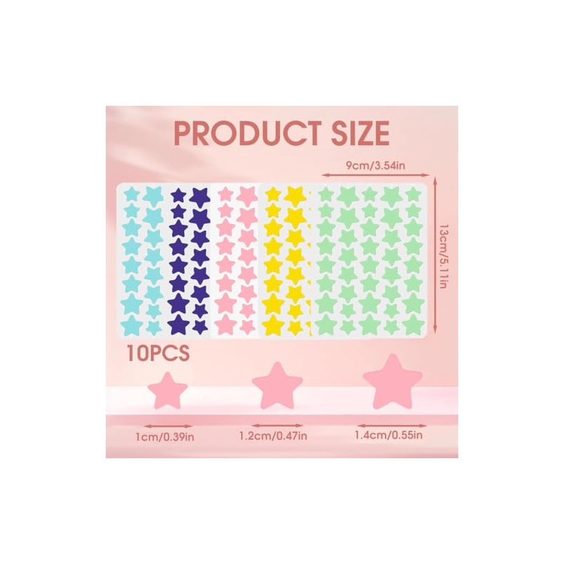 MYDEAR 400 Piezas Parches para Acné, Parches Hidrocoloides para Espinillas,
