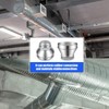 2 Pcs 9" to 6" Duct Reducer Galvanized Steel Increaser