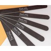 NAIL HQ Professional Nail Files x 6,Black