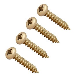 TERF® 3.5mm X 20mm (No. 6 X 0.79) Pozi Drive Pan Head Steel Screws 3.5mm X 20mm Zinc Yellow Self Drilling Self Tapping Wood Screw Chipboard and Multi Purpose Screw - Pack of 100