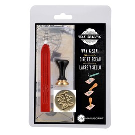 MANUSCRIPT Ceramic Mini Seal & Wax Set - L