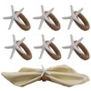 Starfish Napkin Rings, Set of 6 – Coastal Beach Table