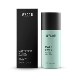 WYCON cosmetics MATT FIXER Mattierendes Fixierspray minimiert das Erscheinungsbild der Poren und verlängert die Haltbarkeit des Make-ups durch Beseitigung des Glanzes