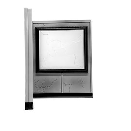 Figures Toy Company Breakable Window and Wall Playset for WWE  & AEW Wrestling Action Figures