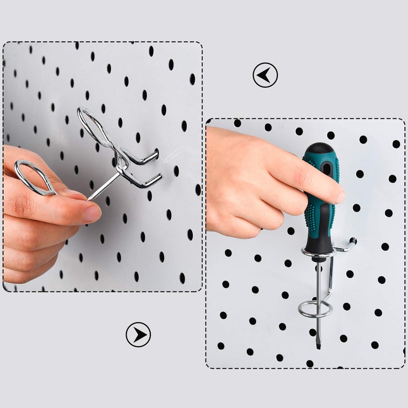 12 Pieces Screwdriver Organizer Tool Holders Multi-Tool Holder Double-Ring Tool