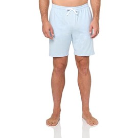 BOSS Men's Mix&Match Cotton Stretch Lounge Shorts, Chambray Blue Melange, Medium