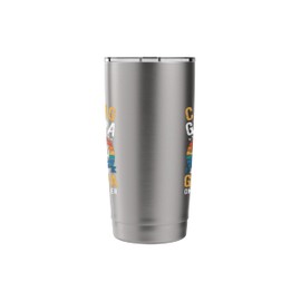 Hiking Camper Camp Outdoor Campfire Vintage Camping Stainless Steel Insulated Tumbler