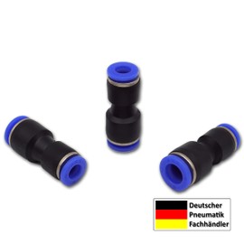 Pneumatic Reducer IQS Set of 3 6-8 mm Hose Diameter 6 and 8 mm Compressed Air Connector