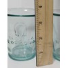 Herradurra Set of 2 Tequila Herradura Rocks Glasses Clear Blue/Green