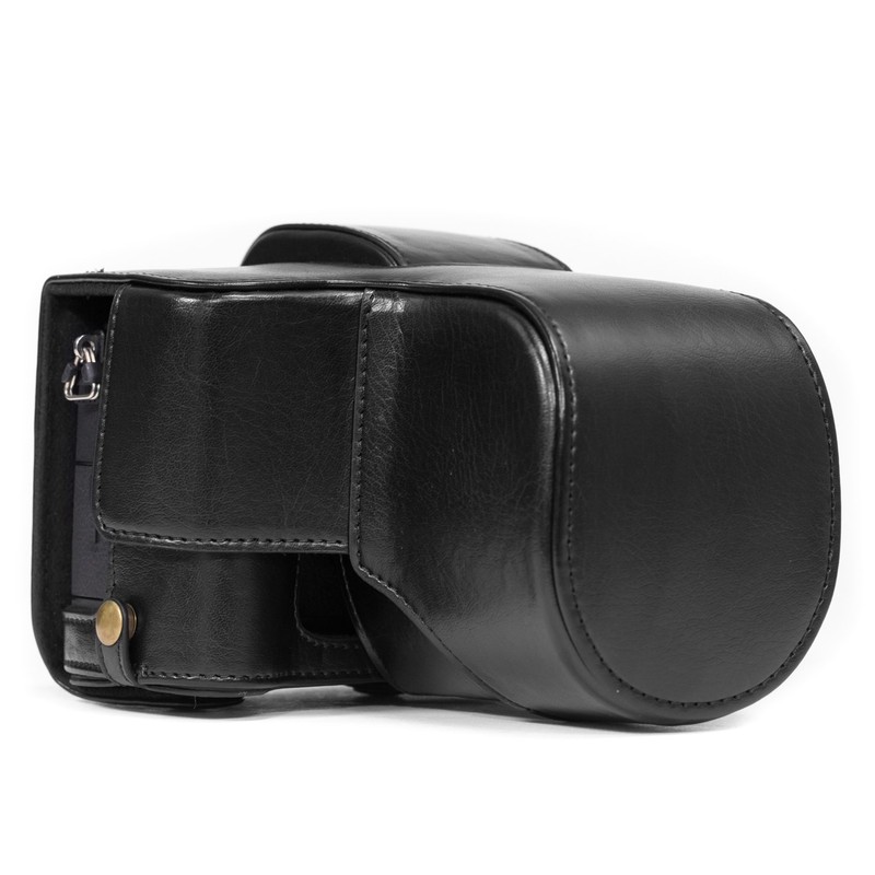 MegaGear MG892 Ever Ready Leather Camera Case compatible with Panasonic