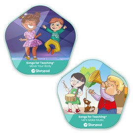 Storypod | Sing & Move: Music & Motion Bundle | Audio Content for The Storypod Screen Free Audio Learning System for Preschoolers | SEL Audio Learning & Interactive Fun
