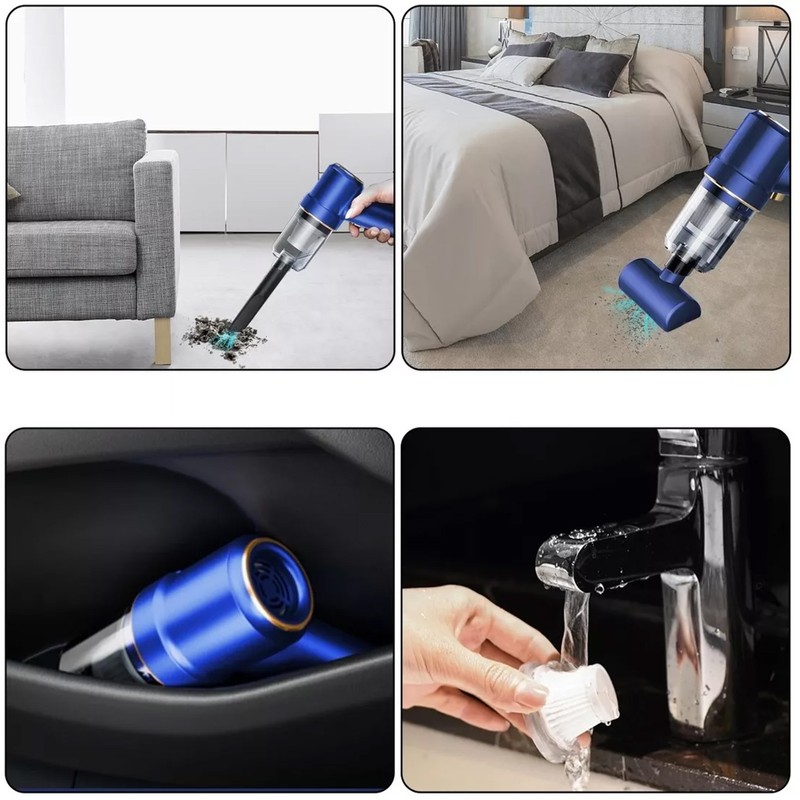 Car Vacuum Cleaner High Suction Power Wet and Dry Rechargeable