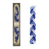 Shalhevet Light Havdalah Candle 100% Kosher (Elegant Blue & White)