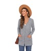 GRECERELLE Womens Cardigan Long Sleeve Open Front Cardigans Button Down