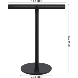 Mutclord T-Shape Hand Towel Holder - Standing Rack for 1pack, Black