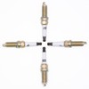 4Pcs Iridium Spark Plug 22401-ED815 Compatible with Nissan March Micra