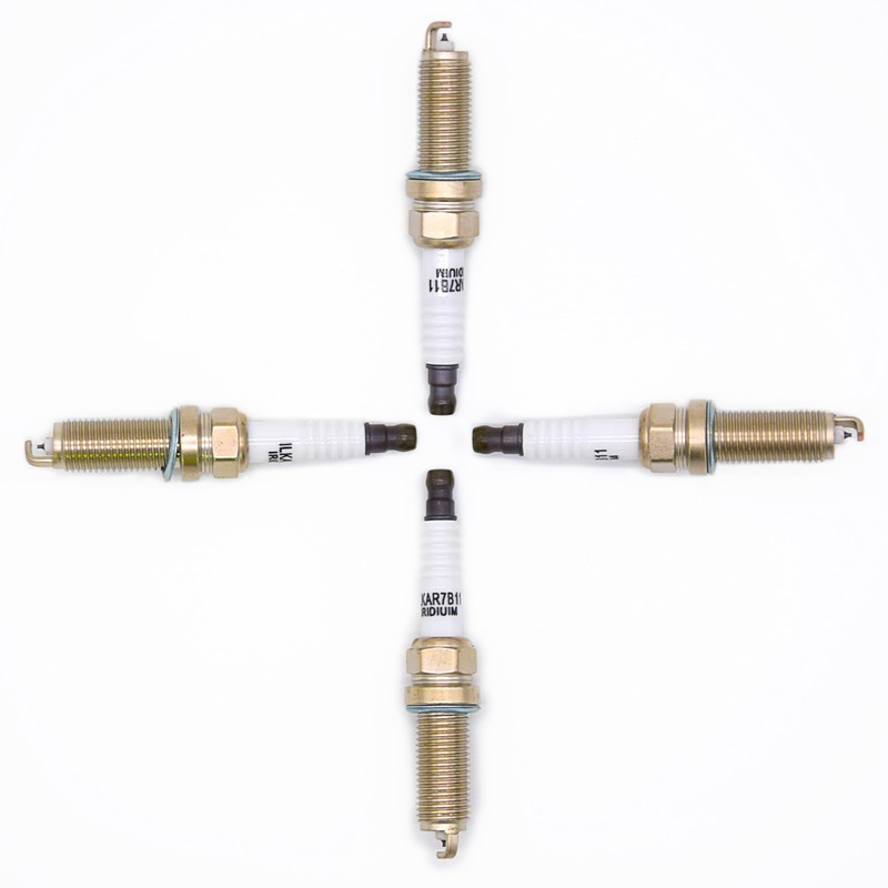 4Pcs Iridium Spark Plug 22401-ED815 Compatible with Nissan March Micra